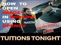 How to display images on opening window using Tuitions Tonight