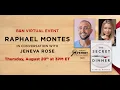 BNEvents Raphael Montes discusses THE SECRET DINNER with Jeneva Rose