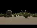 1000 cubes animated with physics collisions in blender 3 1