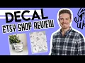 Decal Etsy Shop Review Selling on Etsy Etsy Selling Tips How to Sell on Etsy