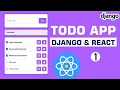 Build a Todo app with Django and React - Django and React for Beginners