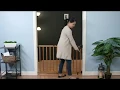 Summer Deluxe Stairway Simple to Secure Wood Gate Installation