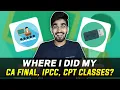 Where did I join CA Final IPCC CPT classes Pen Drive VS Live Classes Should you join coaching