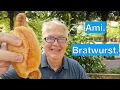 American tries Bratwurst from Edeka 4K