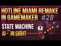 Hotline Miami Remake in GameMaker Studio - Go to player in sight