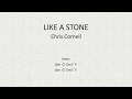 Like a stone by Chris Cornell of slave - Easy Chords and