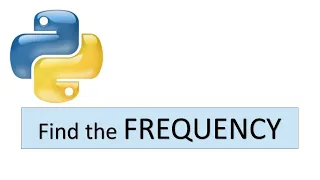 Python Tutorial 8 Program to find the frequency of character in string using Python