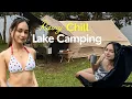 Download Lagu Rainy Chill Lake Camping 🌧 Cavinti | Private Island Vibes, Naturehike Air 12.0, Kayak \u0026 Campfire 🔥