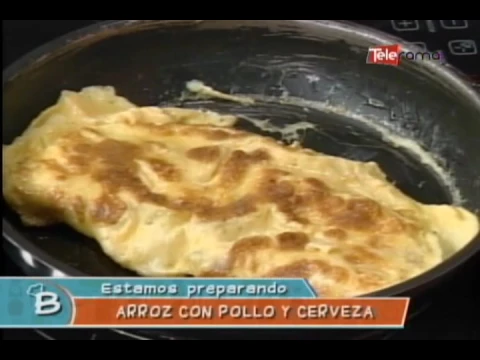 Arroz con pollo y cerveza
