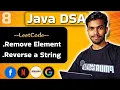 2 Easy LeetCode Questions in Java Reverse String 344 Remove Element 27 DSA Interview Prep