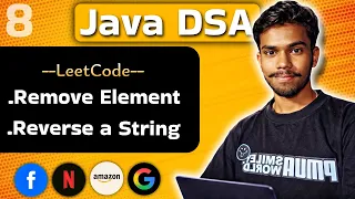 2 Easy LeetCode Questions in Java Reverse String 344 Remove Element 27 DSA Interview Prep