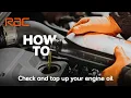 How to check and top up your engine oil - expert advice from the RAC