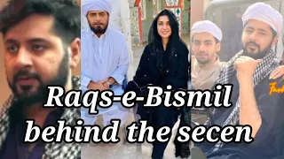 raqs e bismil behind the scene imran ashraf sarah khan with all cast on set