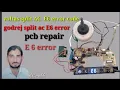 voltas split AC E6 error code godrej split ac E6 error pcb repair artagpcb