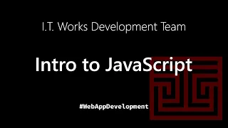 Intro to Javascript Tagalog