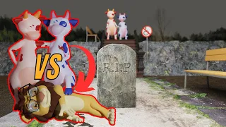 COWS vs LION who will win? - funny video