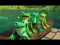 Five Little Speckled Frogs! | CoComelon Animal Time | Animal Nursery Rhymes
