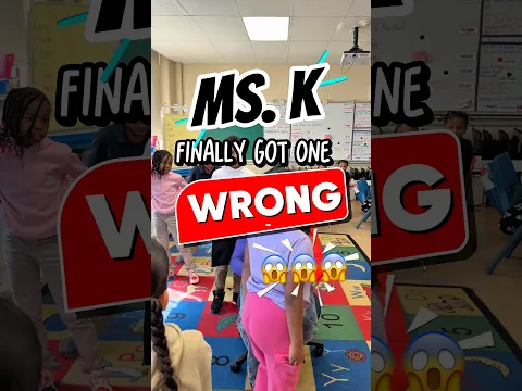 😱 WAIT..my 1st graders finally caught me slipping 😭📚 #GuessTheVoice #funny #tiktokteacher #FYP