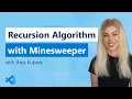 Learning about the Recursion Algorithm with Minesweeper