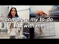 LAW SCHOOL VLOG complete my to-do list with me