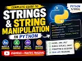 Python Strings String Manipulation Tutorial Complete Guide for Beginners