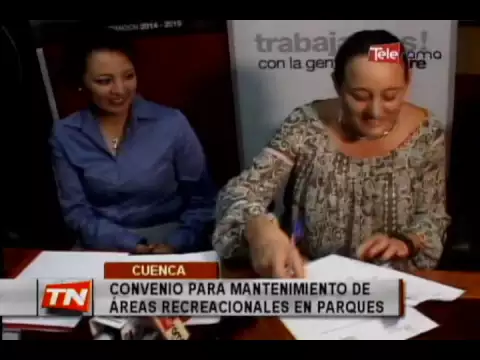 Convenio para mantenimiento de áreas recreacionales en parques