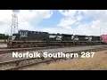 Norfolk Southern 287 with 4488 9970 in Decatur