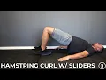 Hamstring Curl with Sliders