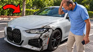 I crashed my dads BMW asmr