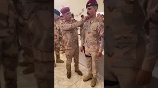 ترقية ملازم حيدر لرتبة ملازم أول من قبل السيد القائد 