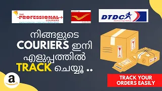 How to Track a Shipment in DTDC Professional Courier IndiaPost etc Malayalam Courier Tracking