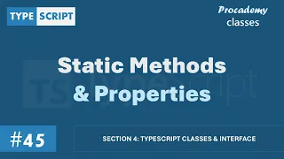 Static Methods Properties TypeScript Classes Interface A Complete TypeScript Course
