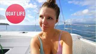 Caribbean Cruising, Gusting Winds & No First Reef – Boat life EP35