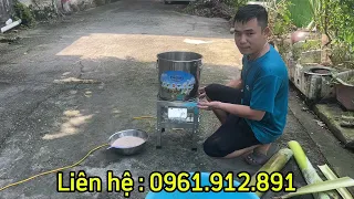 Máy băm rau củ đa năng băm cây chuối trộn cám siêu tiện lợi