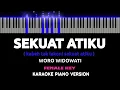 SEKUAT ATIKU - Woro Widowati ( Karaoke Akustik Piano [ FEMALE KEY] ) by Othista
