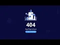 Simple Animated Responsive 404 Error page using HTML CSS