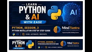 Python AI - Session 3 Python Installation Guide Download Install Python on Windows