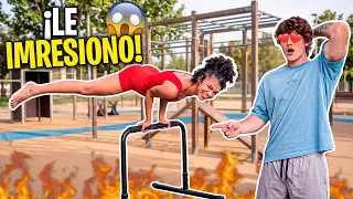 HACIENDO CALISTENIA CON MI CRUSH! 🔥😱