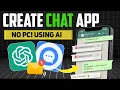 Create AI Chat App on Mobile No Coding No PC