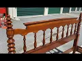 Solid Mahogany Jenny Lind Full Size Bed