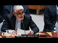 Iran s UN ambassador calls strikes a war crime saying regime has right to self-defence