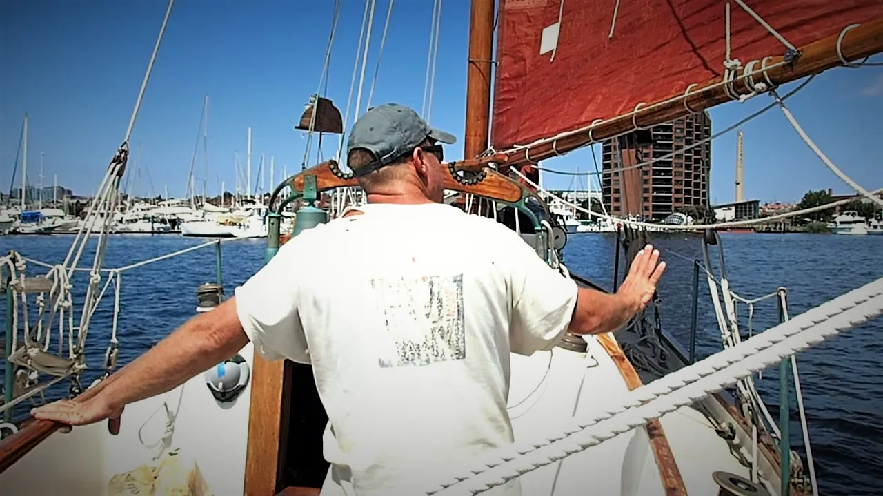To Baltimore; handling a gaff sail (revisited); the flying anchor set