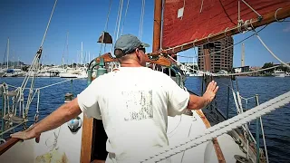 To Baltimore; handling a gaff sail (revisited); the flying anchor set