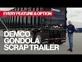 Demco Gondola Scrap Trailer - Watch This Before You Buy Every Option Explained
