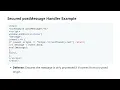 A Quick Introduction to postMessage XSS
