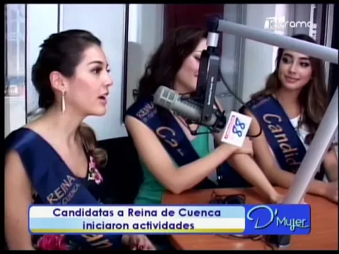 Candidatas a Reina de Cuenca iniciaron actividades