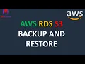 AWS RDS SQL Server Database Restore and Backup using S3 Restore and Backup AWS DATABASE