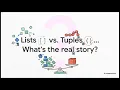 Python Lists vs Tuples The Ultimate Deep Dive Study Guide