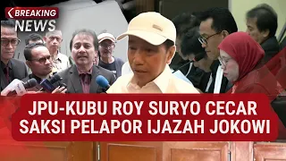 JPU dan Kubu Roy Suryo Cecar Saksi Pelapor Lechumanan Perkara Ijazah Jokowi