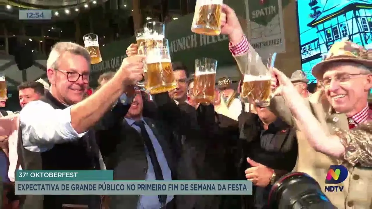 Confira a expectativa da organização da 37ª Oktoberfest para o 1º fim de semana da festa